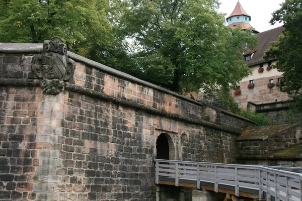 Vista Cidade Velha Nuremberga — Fotografia de Stock