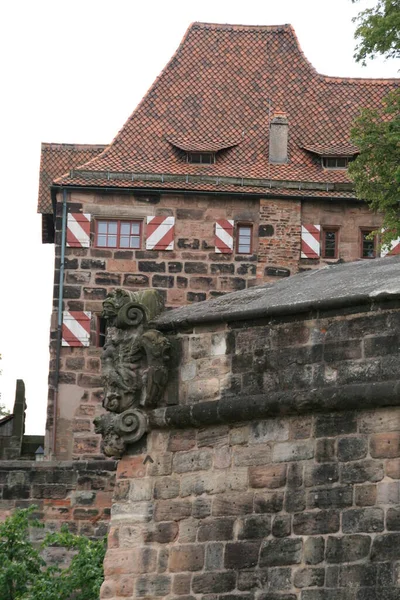 Utsikt Över Den Gamla Staden Nürnberg — Stockfoto