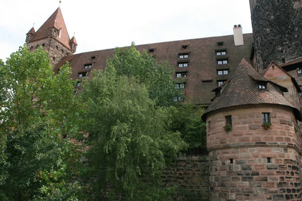 Vista Cidade Velha Nuremberga — Fotografia de Stock
