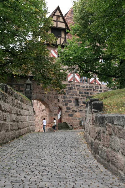 Utsikt Över Den Gamla Staden Nürnberg — Stockfoto