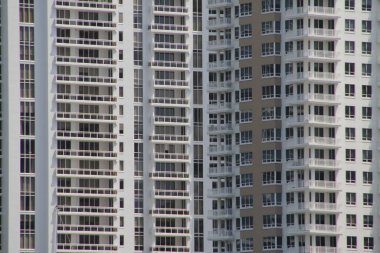 Miami şehir merkezindeki şehir manzarası