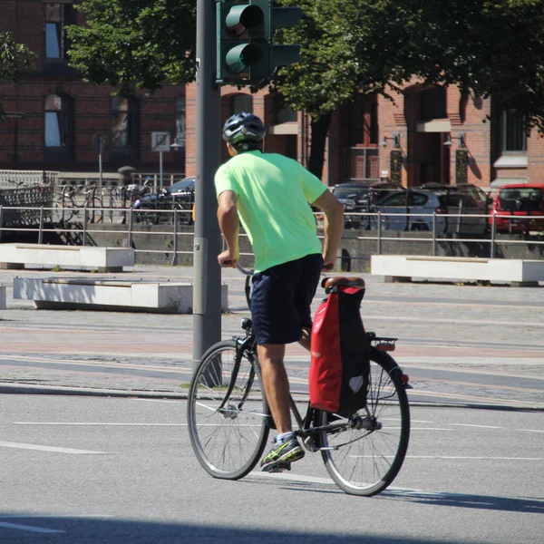 Radfahren Einem Sonnigen Tag — Stockfoto