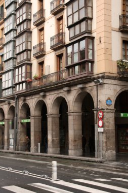 Bilbao şehrinin şehir manzarası