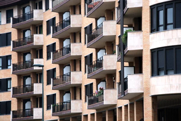 Vista Urbana Cidade Bilbau — Fotografia de Stock