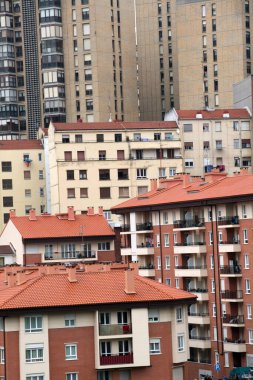 Bilbao şehrinin şehir manzarası
