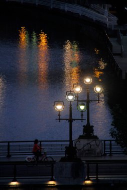 Bilbao şehrinin şehir manzarası