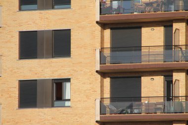 Bilbao şehrinin şehir manzarası