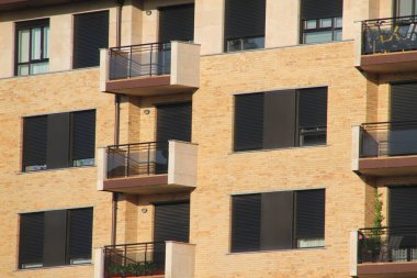 Bilbao şehrinin şehir manzarası