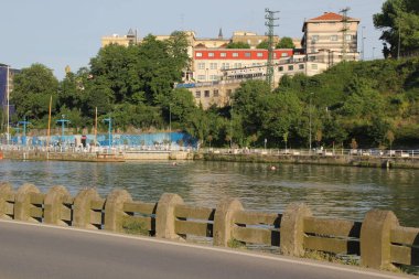 Bilbao şehrinin şehir manzarası