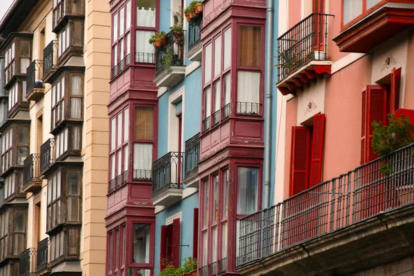 Vista Urbana Cidade Bilbau — Fotografia de Stock