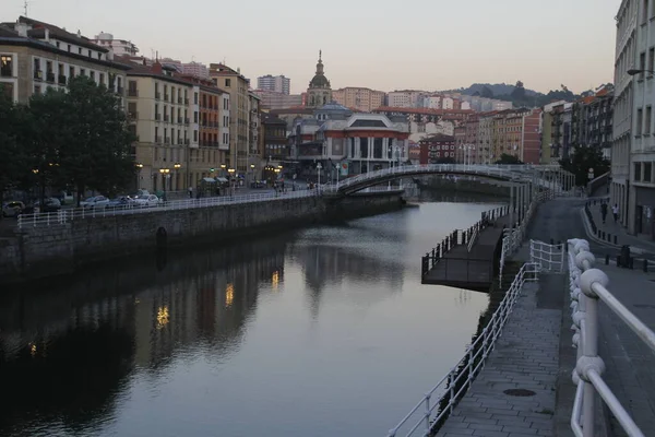 Widok Miasto Bilbao — Zdjęcie stockowe