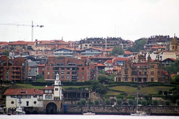 Vista Urbana Cidade Bilbau — Fotografia de Stock