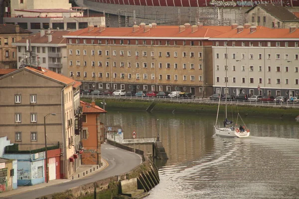 Stadsgezicht Stad Bilbao — Stockfoto