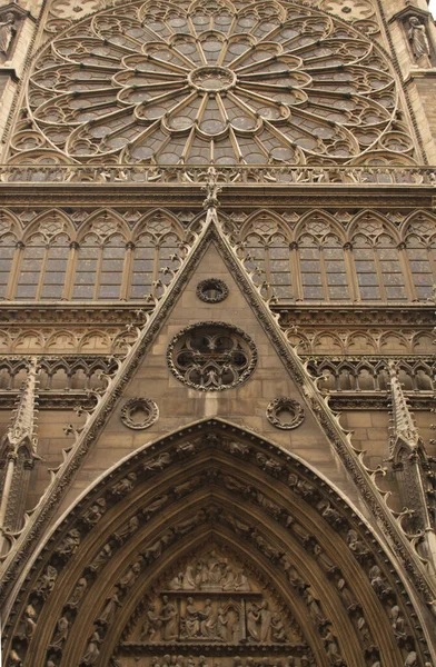 Notre Dame Katedrali Paris — Stok fotoğraf