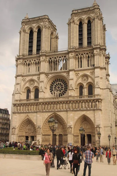 Notre Dame Katedrali Paris — Stok fotoğraf