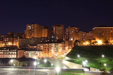 Bilbao şehrindeki şehir manzarası