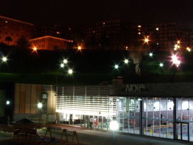 Bilbao şehrindeki şehir manzarası