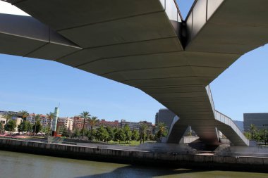 Bilbao şehrindeki şehir manzarası