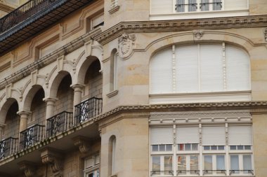 Bilbao şehrindeki şehir manzarası