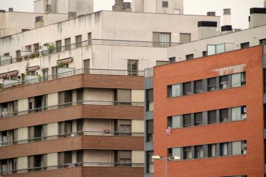 Bilbao şehrindeki şehir manzarası