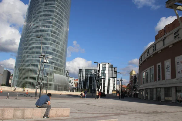 Stadsgezicht Stad Bilbao — Stockfoto