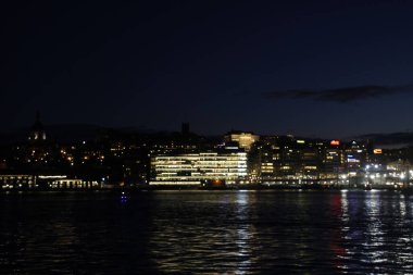 Geceleri Stockholm Körfezi