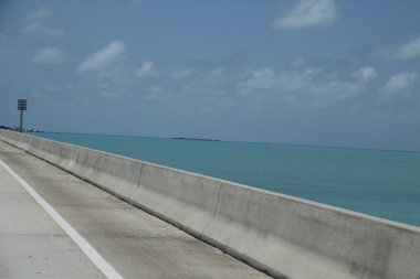 Florida yolunda araba sürüyorum.