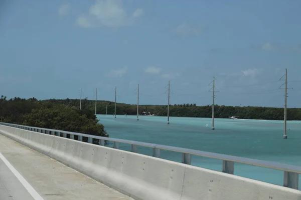 Conduire Dans Une Route Floride — Photo