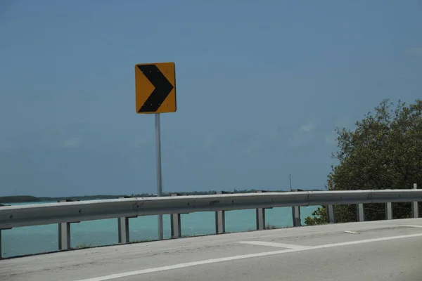 Conduire Dans Une Route Floride — Photo