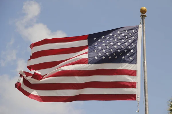 Bendera Amerika Serikat Melambai — Stok Foto