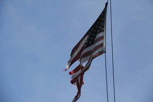 Vlajka Usa Mávající — Stock fotografie