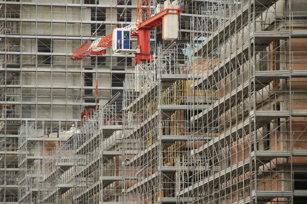 Bouwplaats Een Stedelijke Omgeving — Stockfoto