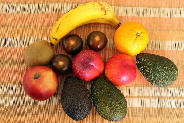 Frutta Diversa Una Boccia — Foto Stock