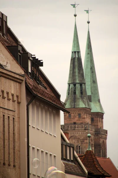 Stadtbild Der Nürnberger Altstadt — Stockfoto
