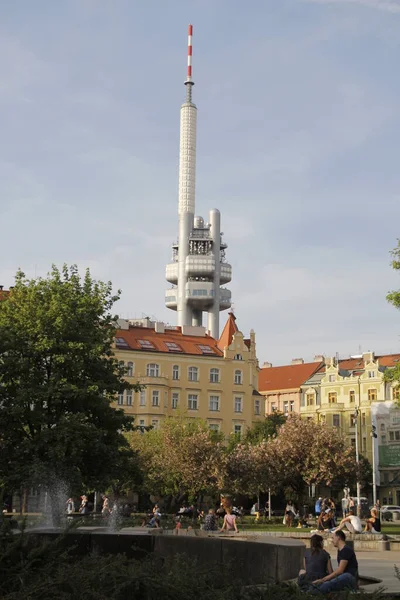 Immeuble Dans Vieille Ville Prague — Photo