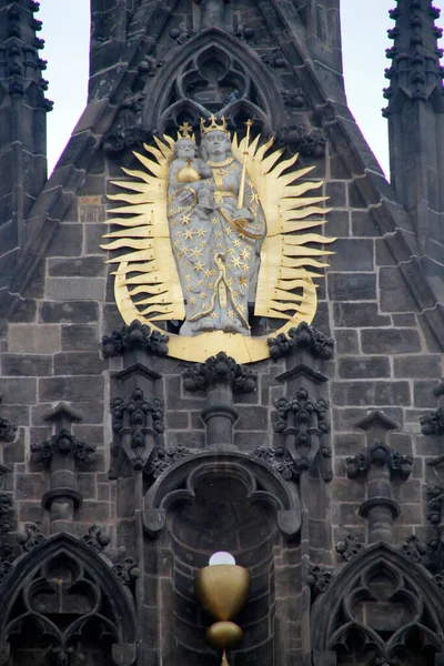 Gebouw Het Oude Centrum Van Praag — Stockfoto