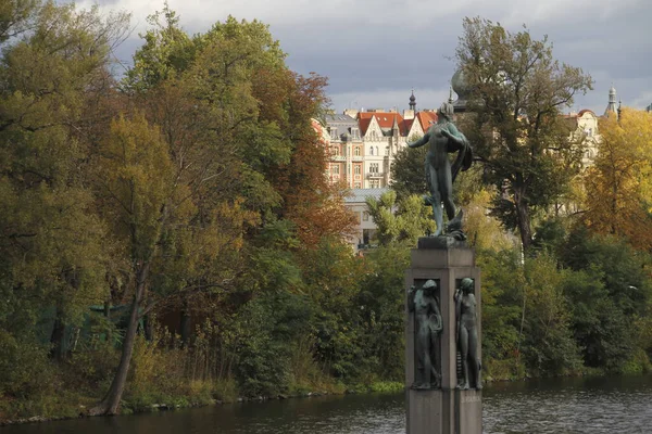 Budynek Praskim Starym Mieście — Zdjęcie stockowe