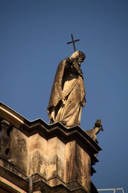 Almanya 'nın eski Dresden kentindeki anıtsal mimari