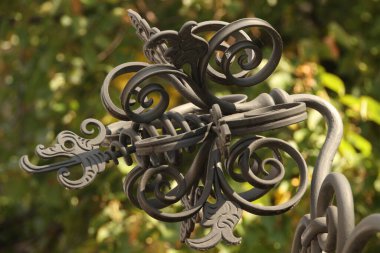 Almanya 'nın eski Dresden kentindeki anıtsal mimari