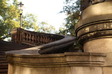 Almanya 'nın eski Dresden kentindeki anıtsal mimari