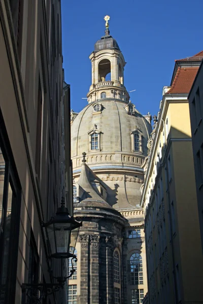 Monumentale Architektur Der Altstadt Von Dresden — Stockfoto