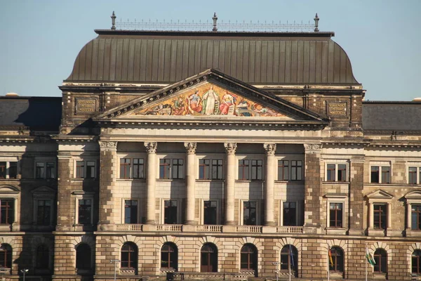 Monumentální Architektura Starém Městě Drážďany Německo — Stock fotografie