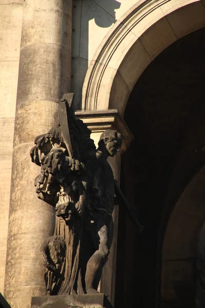 Monumentale Architektur Der Altstadt Von Dresden — Stockfoto