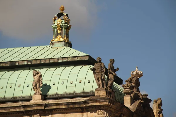 Monumentale Architektur Der Altstadt Von Dresden — Stockfoto