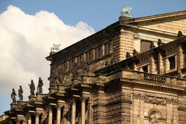 Arquitetura Monumental Cidade Velha Dresden Alemanha — Fotografia de Stock