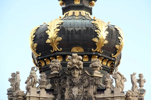 Monumentale Architektur Der Altstadt Von Dresden — Stockfoto