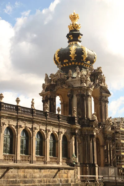 Monumental Arkitektur Den Gamla Staden Dresden Tyskland — Stockfoto