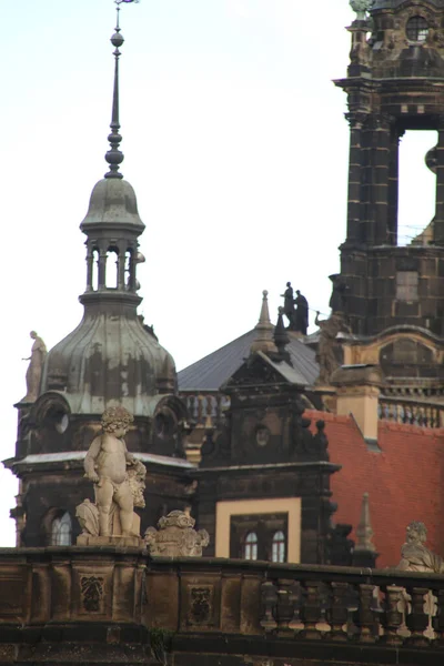 Arquitetura Monumental Cidade Velha Dresden Alemanha — Fotografia de Stock