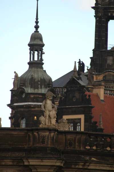 Arquitetura Monumental Cidade Velha Dresden Alemanha — Fotografia de Stock