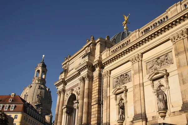 Monumental Arkitektur Den Gamla Staden Dresden Tyskland — Stockfoto